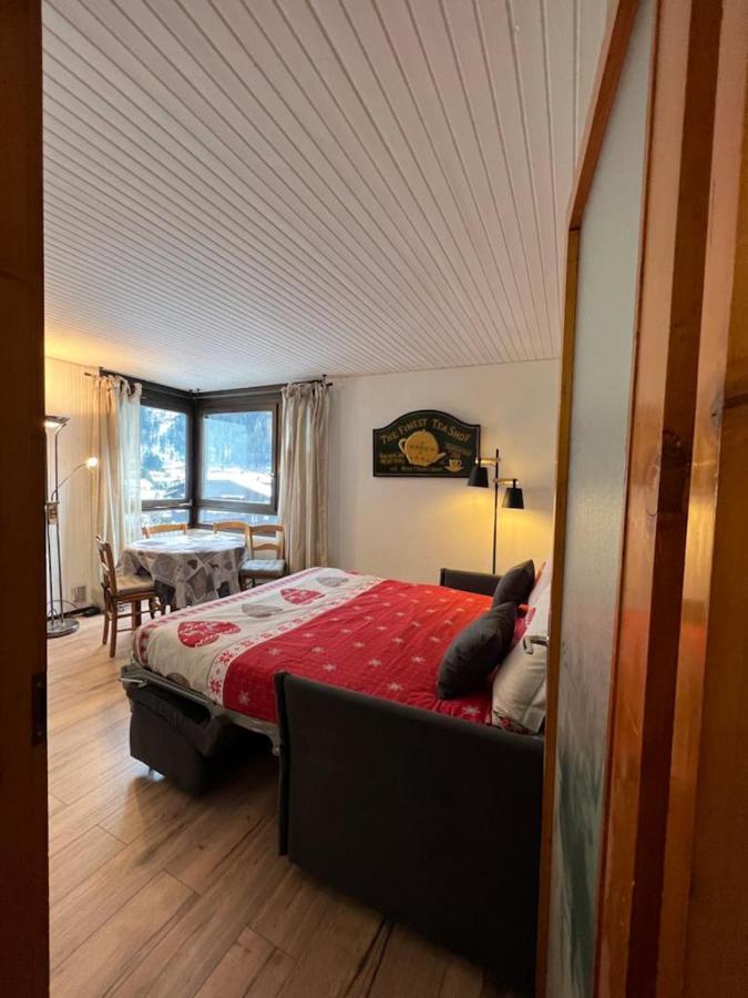 Studio Dent Du Caiman, Chamonix Hyper Centre, Parking, Vue Mont Blanc Buitenkant foto